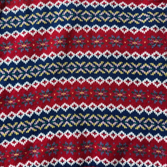 Vintage Ralph Lauren Red Holiday Sweater – Size Large, Excellent Condition - Picture 3 of 11